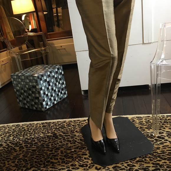 Vintage90’s The Limited sheer blouse with matching pants gold - Picture 13 of 14